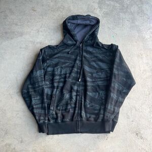 Elixir y2k zip up hoodie skulls grunge emo Mens size Large